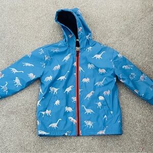 Dinosaur Print Blue Kids Jacket